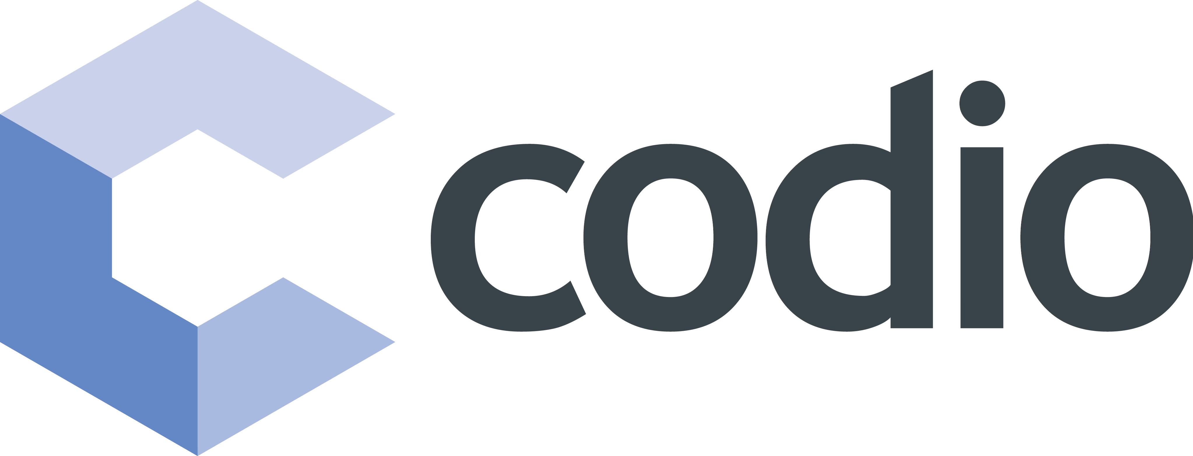 Logo for Codio, an all-in-one learning platform with built-in IDE, customizable lessons, auto-graded assessments, and more