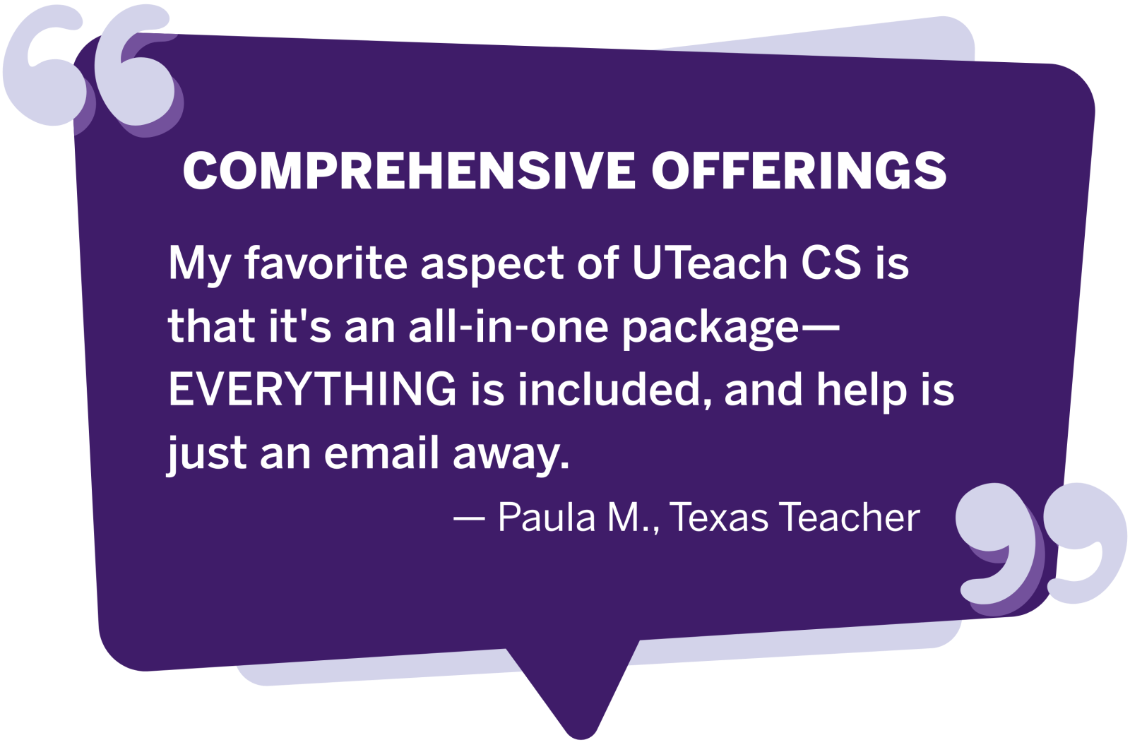Love for UTeach CS